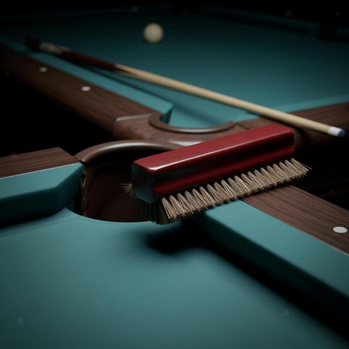 Wooden billiard table brush - wooden,