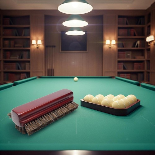 Wooden billiard table brush - billiard,